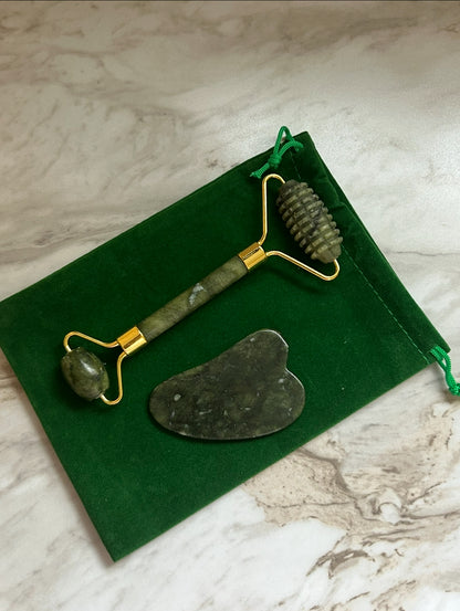 JADE ROLLER & GUA SHA