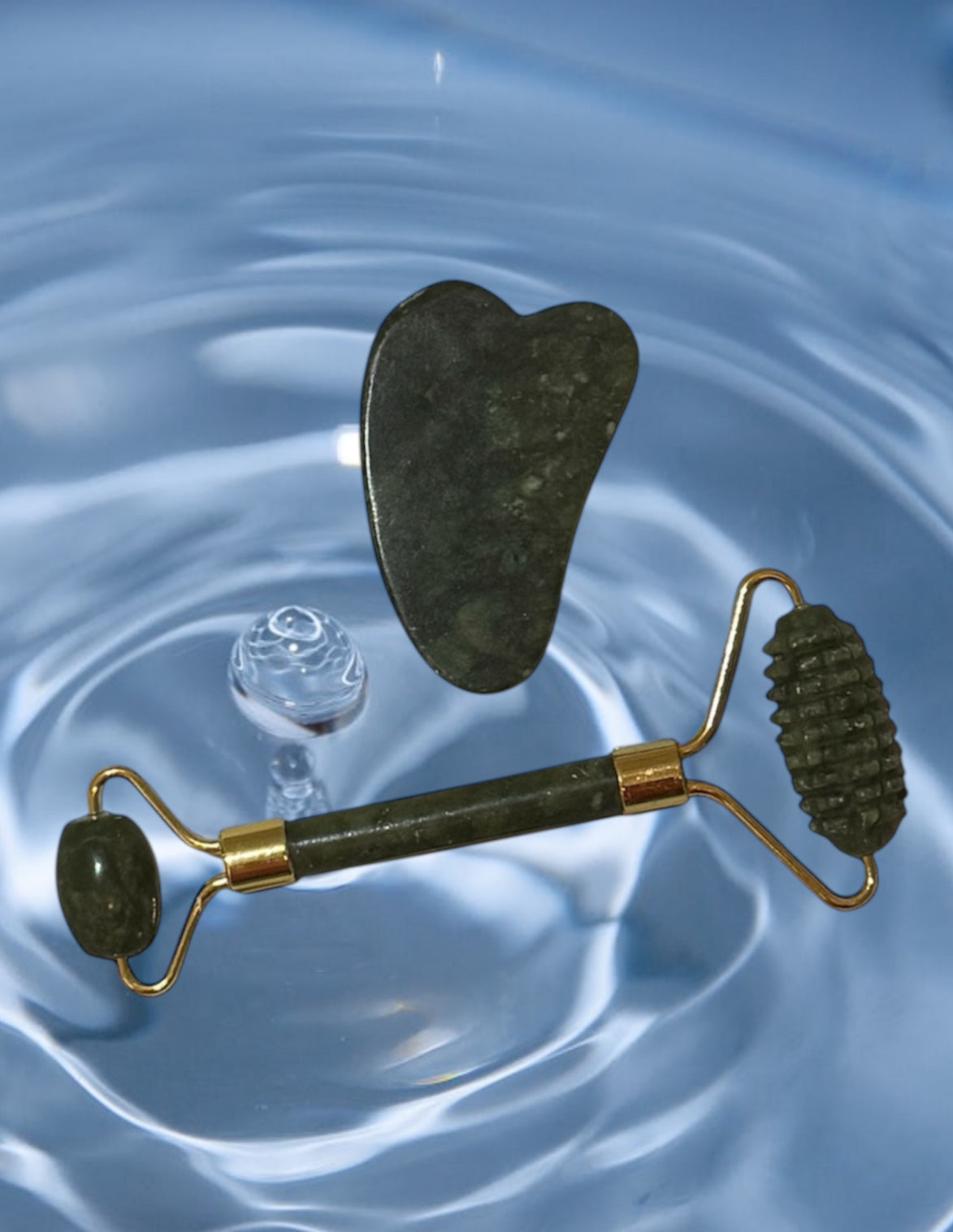 JADE ROLLER & GUA SHA