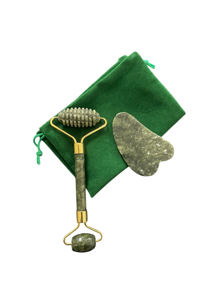 JADE ROLLER & GUA SHA